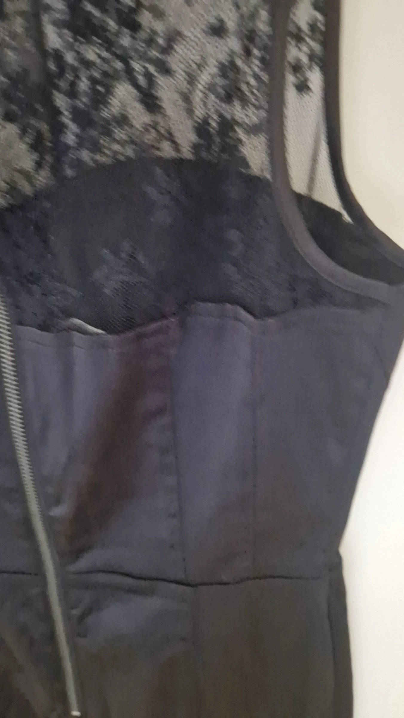 Vestido negro encaje corsé Stradivarius M – photo 12